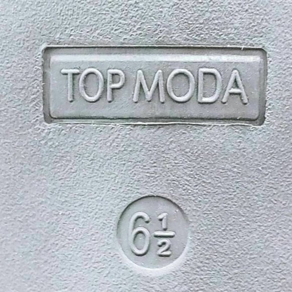 Top Moda Courtney Strappy Sandals Black 6.5 New - Picture 9 of 10